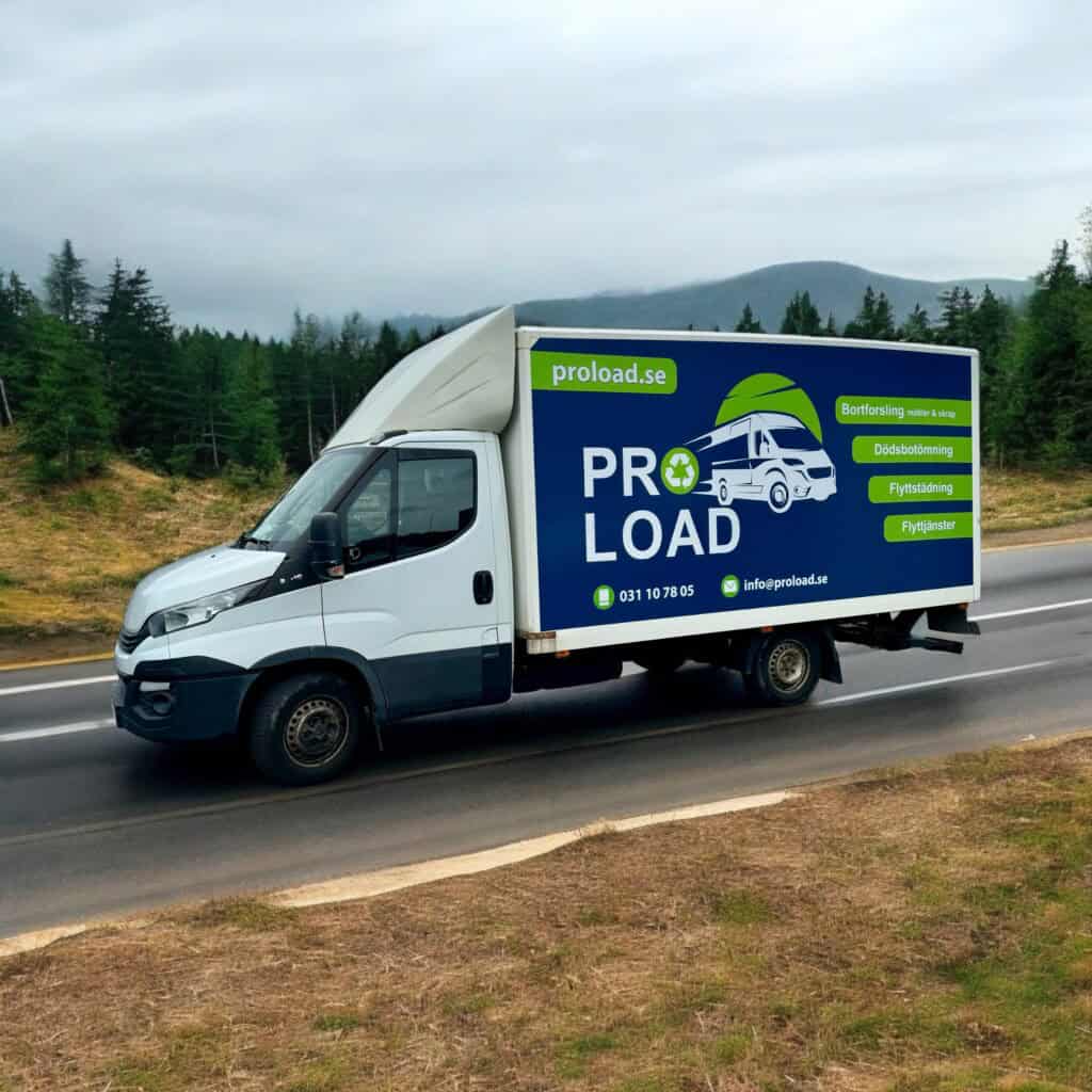 kör till tippen i Mölndal